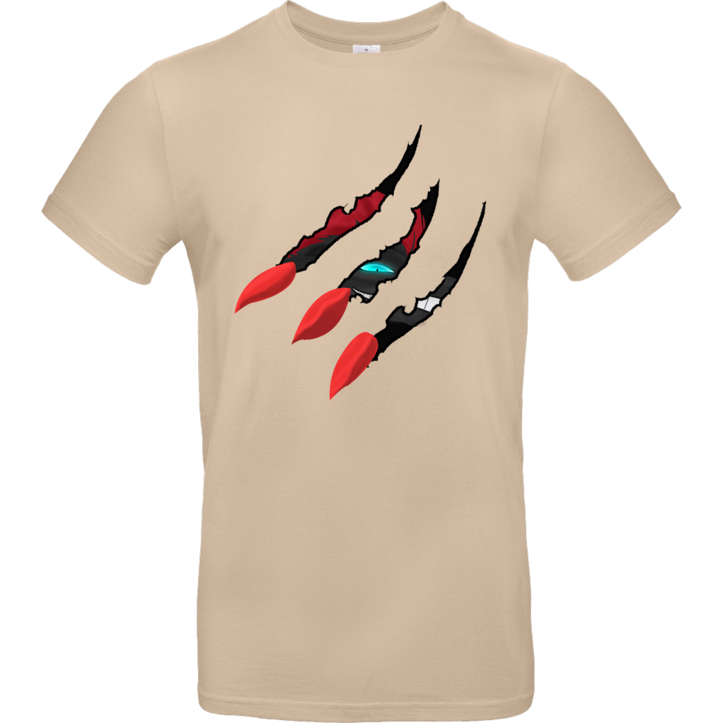 Sephiron Sephiron - Schlingel Klaue T-Shirt B&C EXACT 190 - Sand