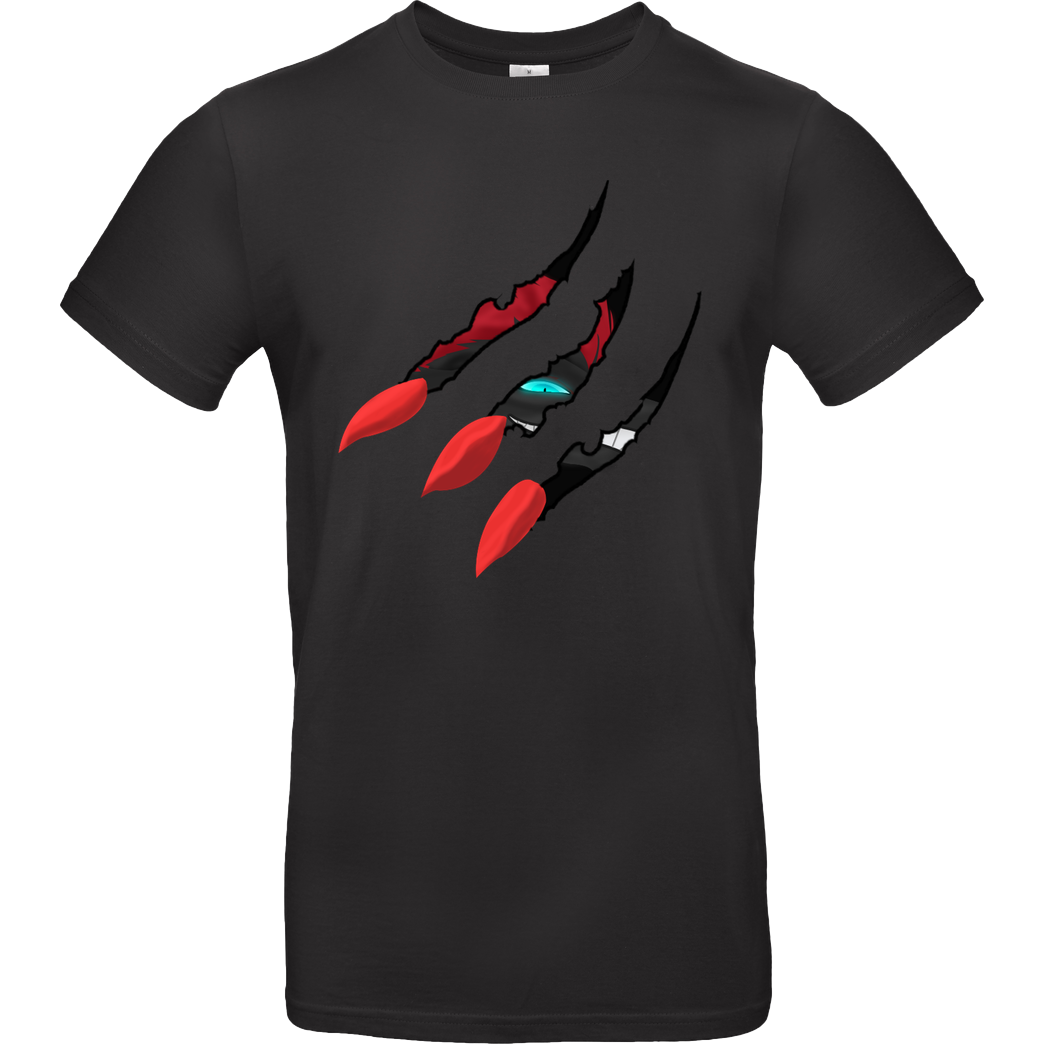 Sephiron Sephiron - Schlingel Klaue T-Shirt B&C EXACT 190 - Schwarz