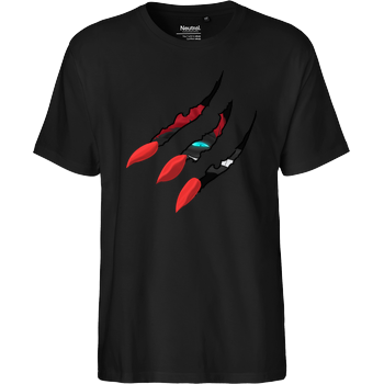 Sephiron - Schlingel Klaue Fairtrade T-Shirt - schwarz