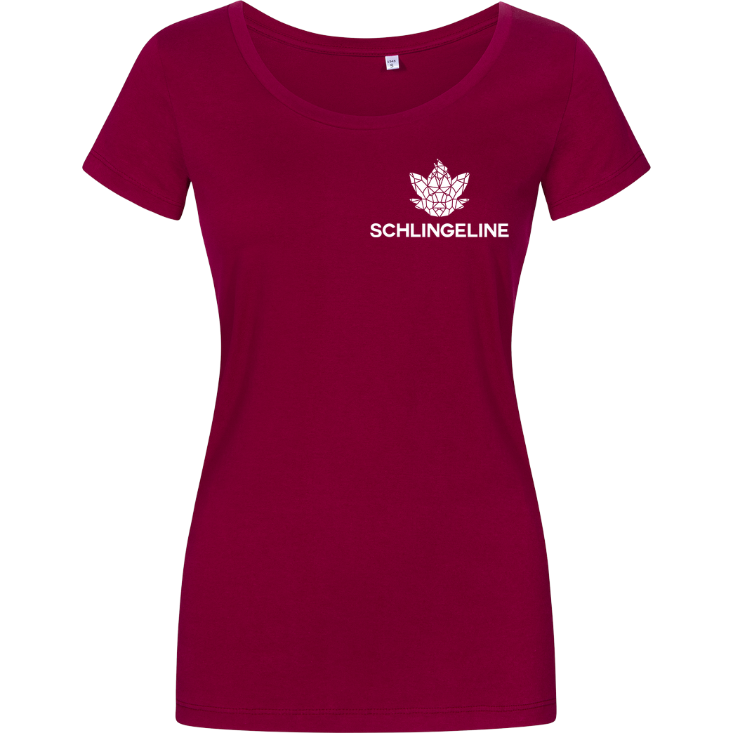 Sephiron Sephiron - Schlingeline Polygon pocket T-Shirt Damenshirt berry