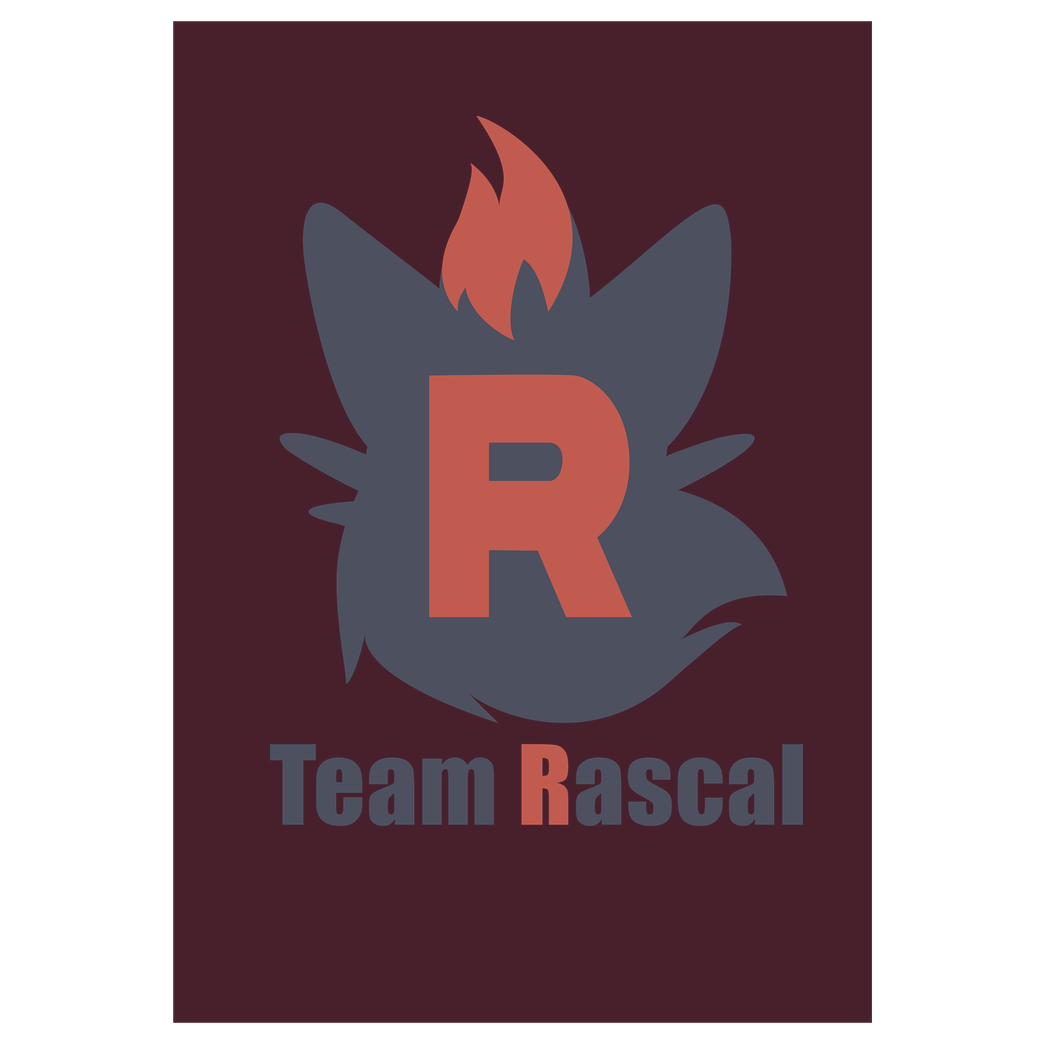 Sephiron Sephiron - Team Rascal Druck Kunstdruck bordeaux