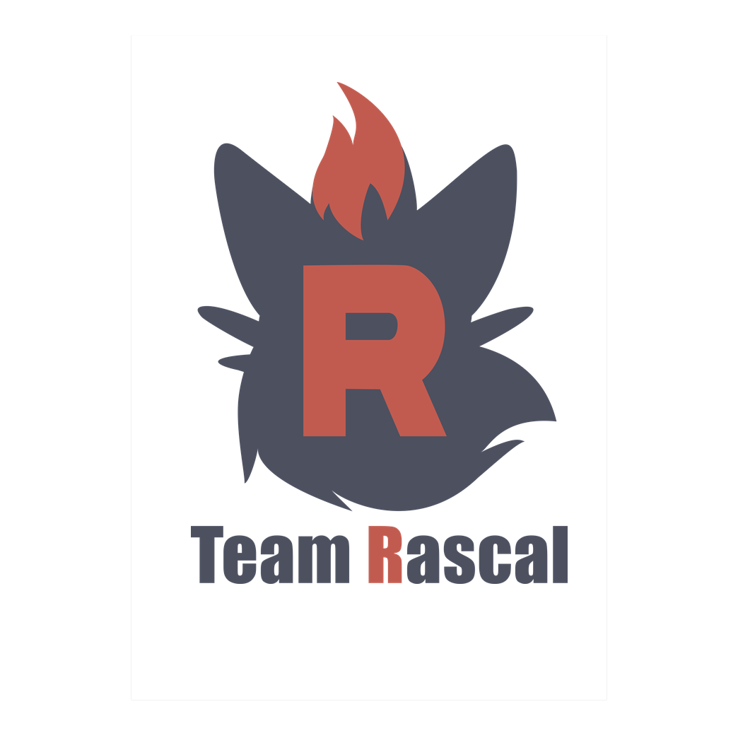 Sephiron Sephiron - Team Rascal Druck Kunstdruck weiss