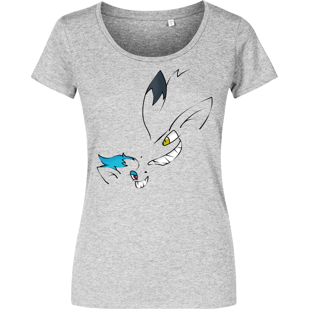 Sephiron Sephiron - Z shiny T-Shirt Damenshirt heather grey