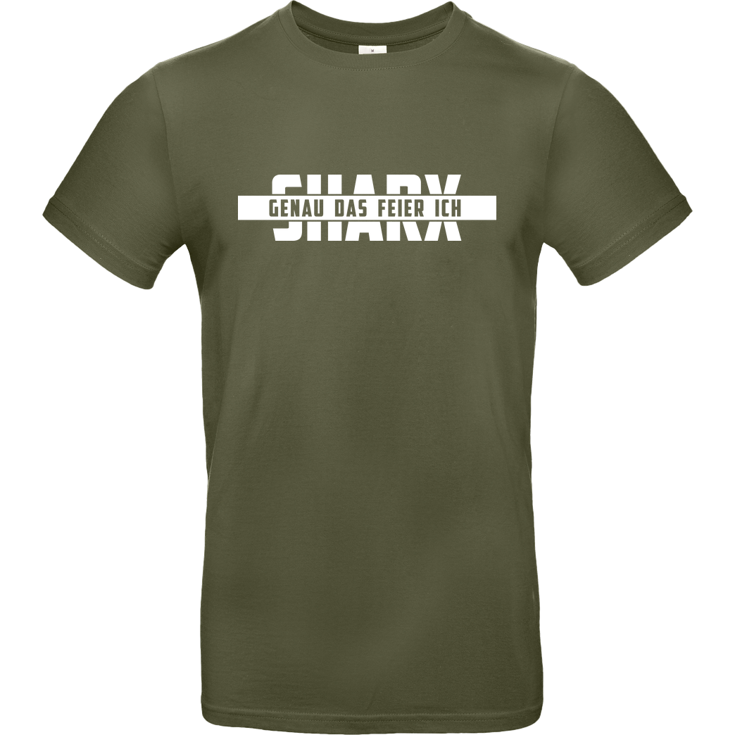 Sharx Sharx - Logo White T-Shirt B&C EXACT 190 - Khaki