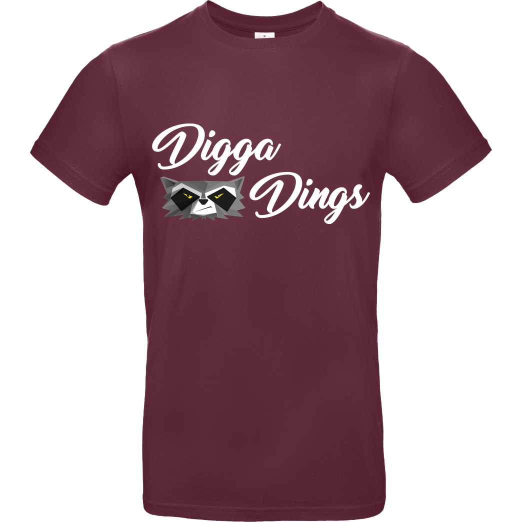 Shlorox Shlorox - Digga Dings T-Shirt B&C EXACT 190 - Bordeaux