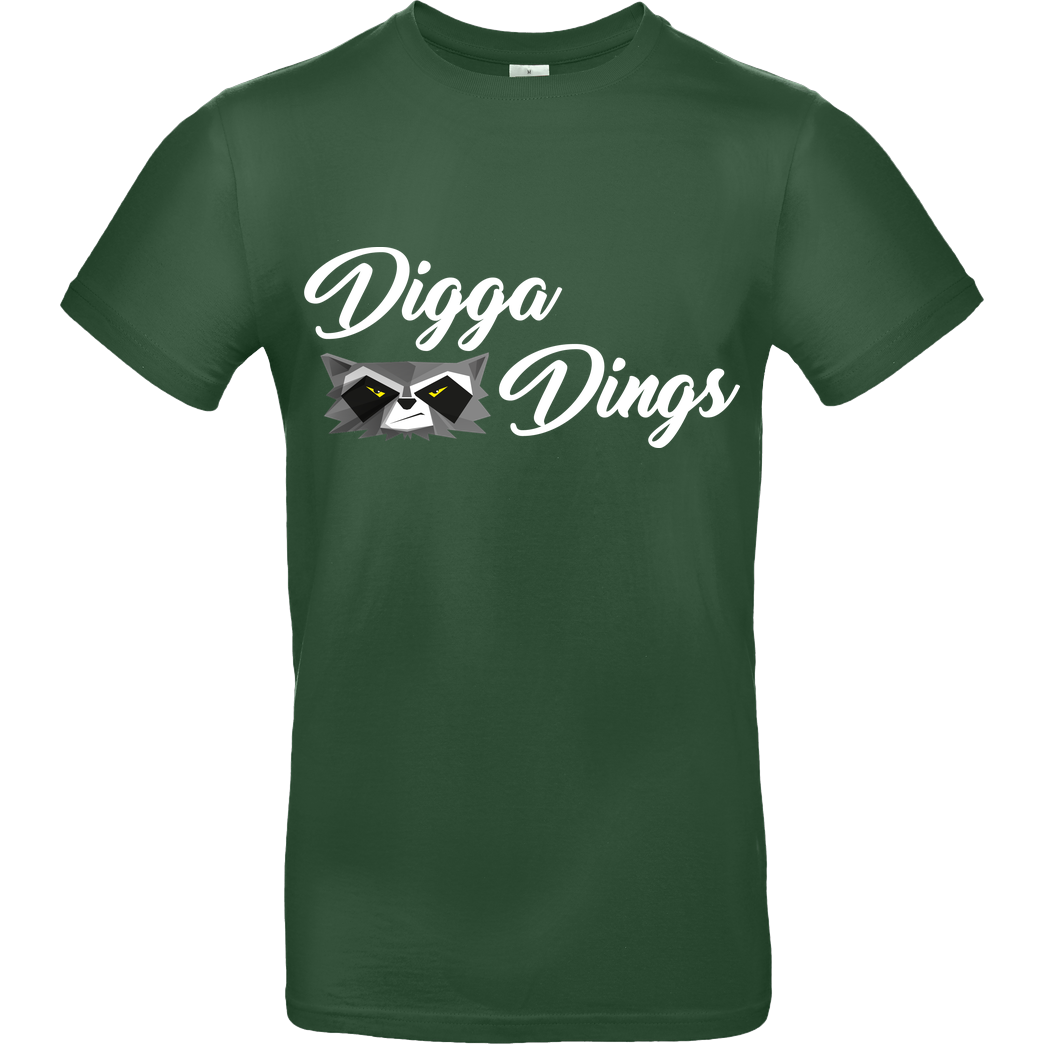 Shlorox Shlorox - Digga Dings T-Shirt B&C EXACT 190 - Flaschengrün