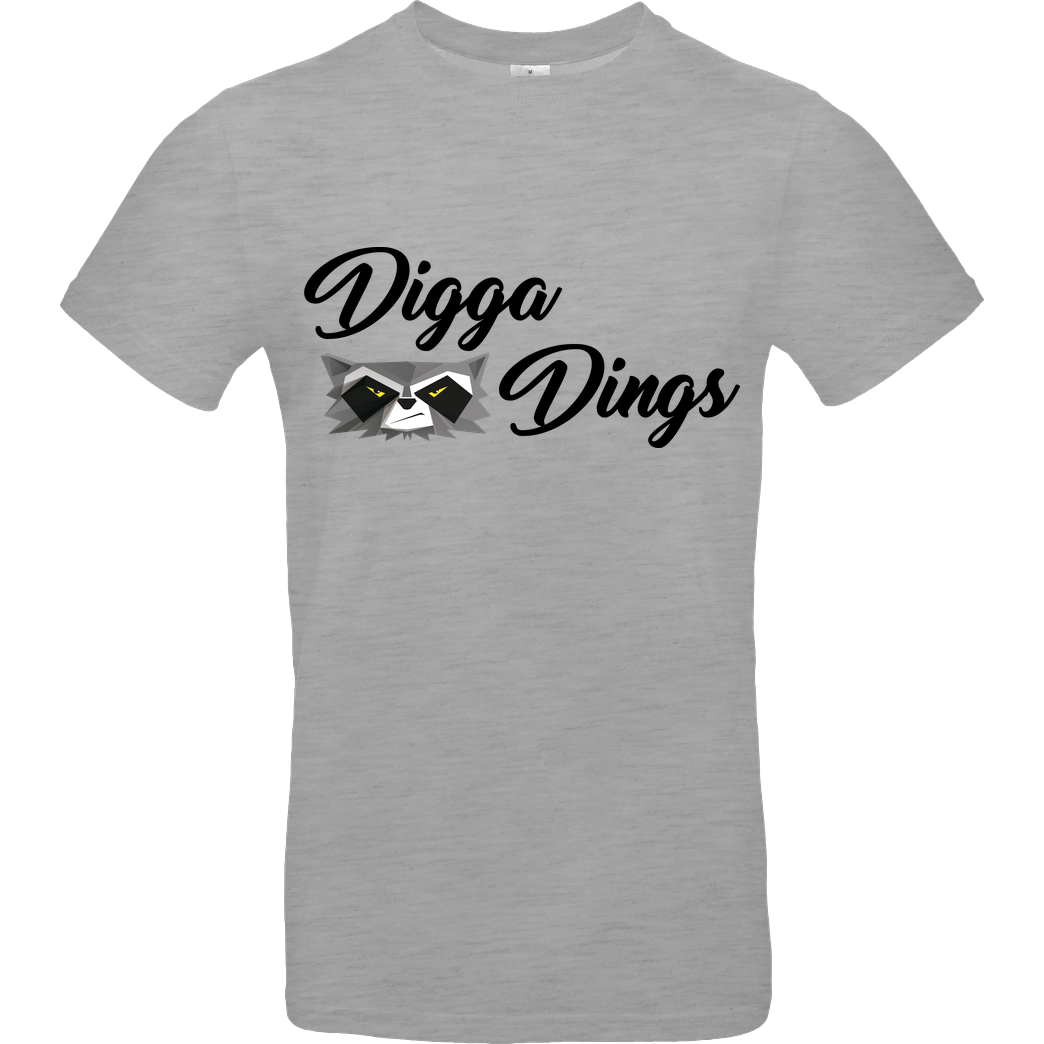 Shlorox Shlorox - Digga Dings T-Shirt B&C EXACT 190 - heather grey