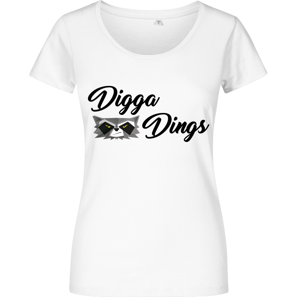 Shlorox Shlorox - Digga Dings T-Shirt Damenshirt weiss