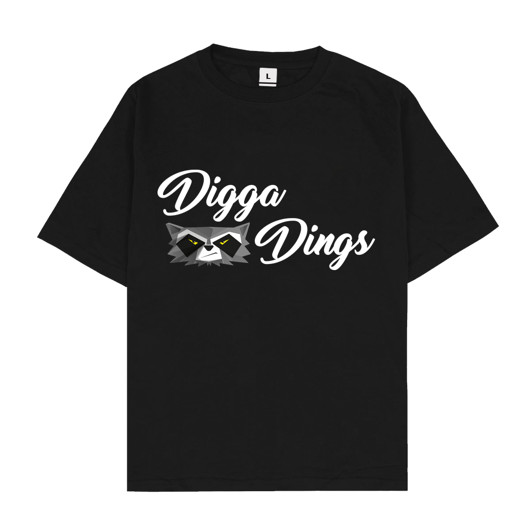 Shlorox Shlorox - Digga Dings T-Shirt Oversize T-Shirt - Schwarz