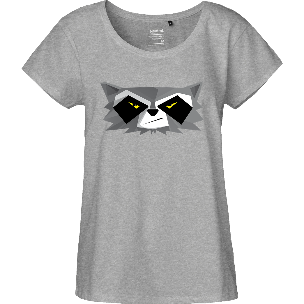 Shlorox Shlorox - Logo T-Shirt Fairtrade Loose Fit Girlie - heather grey