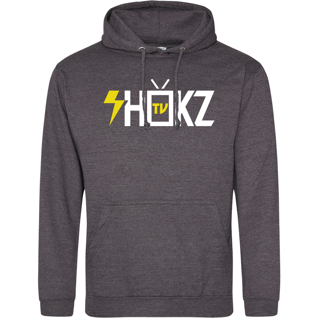 shokzTV shokzTV - Logo Hoodie Sweatshirt JH Hoodie - Dark heather grey