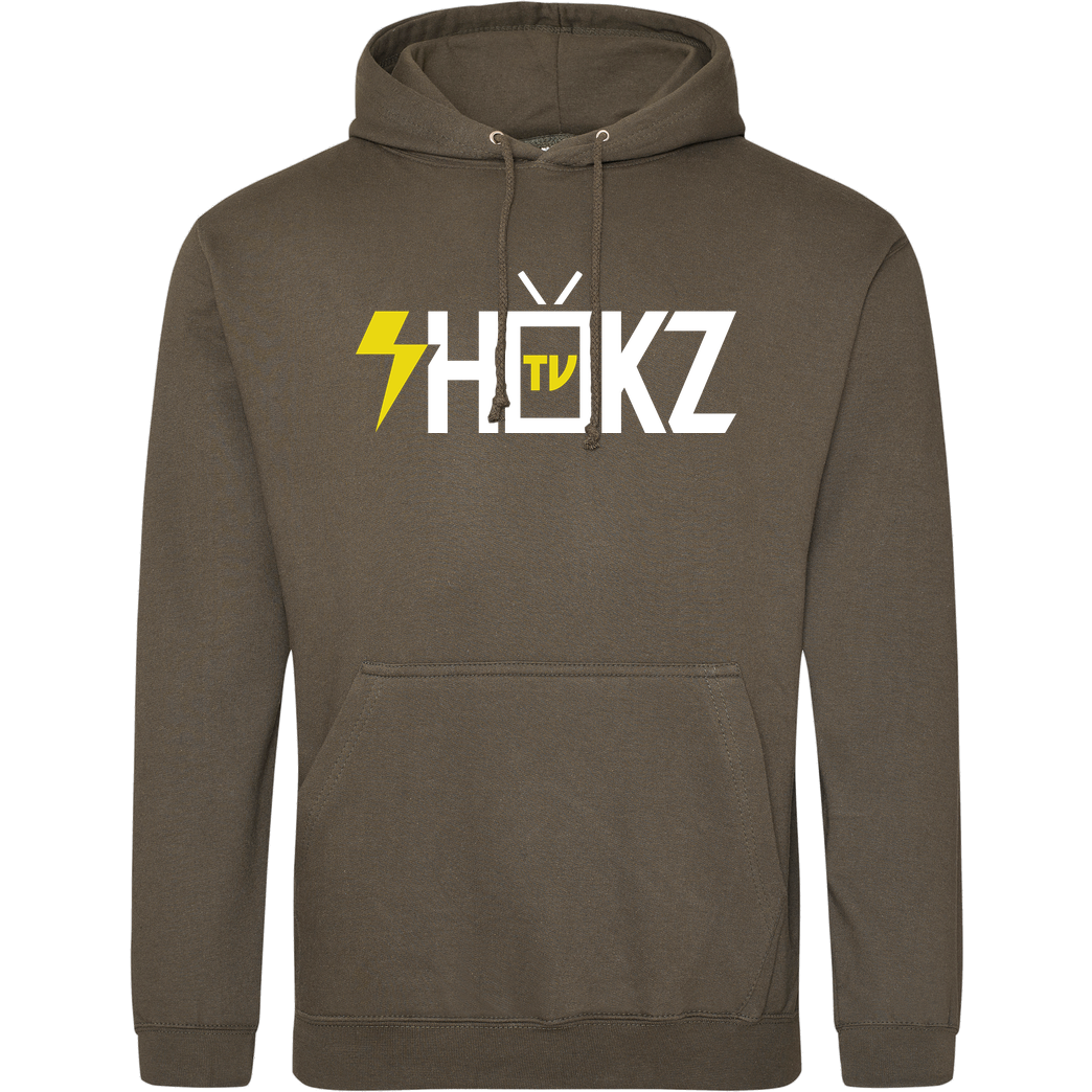 shokzTV shokzTV - Logo Hoodie Sweatshirt JH Hoodie - Khaki
