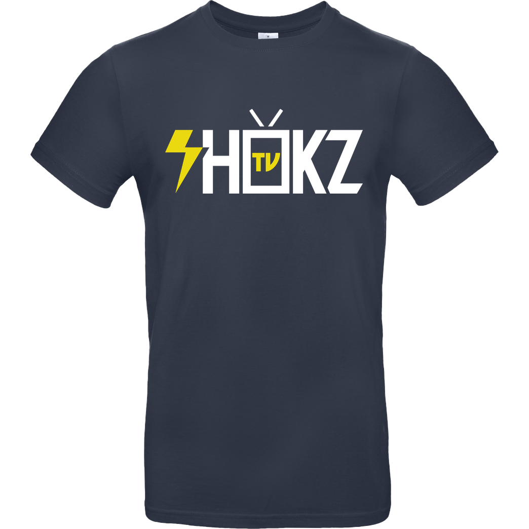 shokzTV shokzTV - Logo T-shirt T-Shirt B&C EXACT 190 - Navy