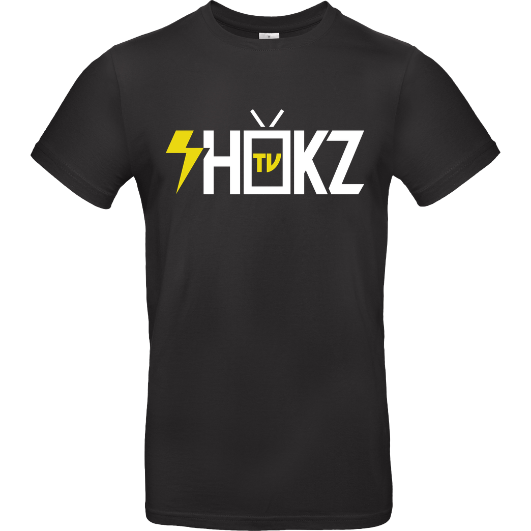 shokzTV shokzTV - Logo T-shirt T-Shirt B&C EXACT 190 - Schwarz