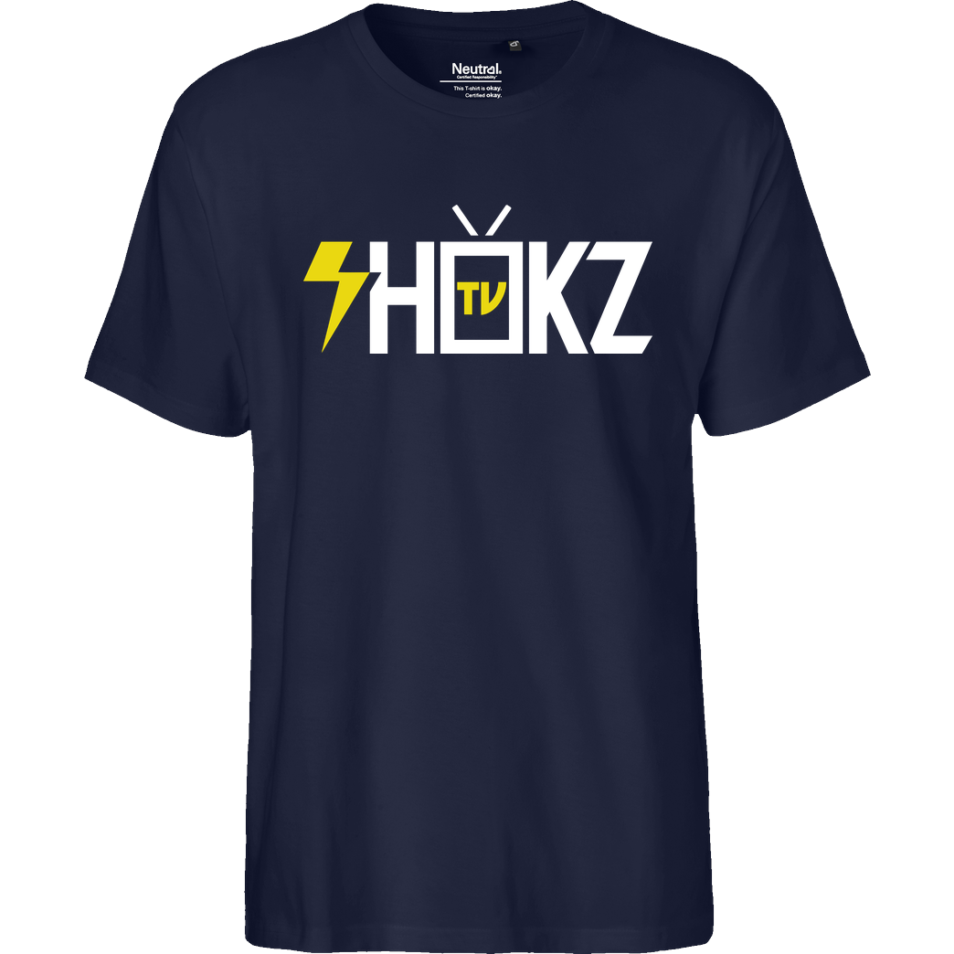 shokzTV shokzTV - Logo T-shirt T-Shirt Fairtrade T-Shirt - navy