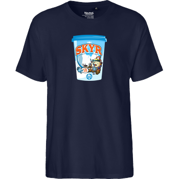 shokzTV - Skyr T-shirt Fairtrade T-Shirt - navy