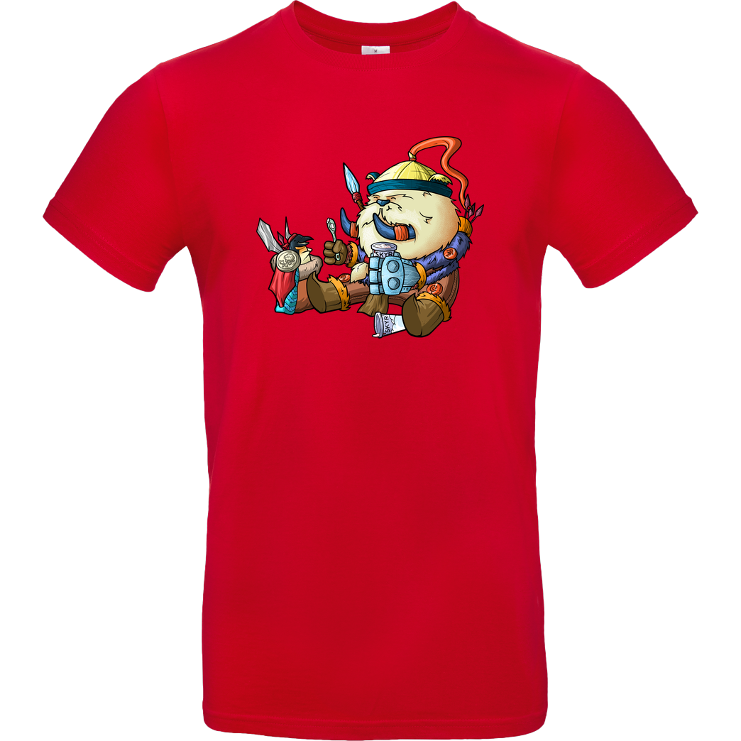 shokzTV shokzTV - Tusk with penguin T-shirt T-Shirt B&C EXACT 190 - Rot