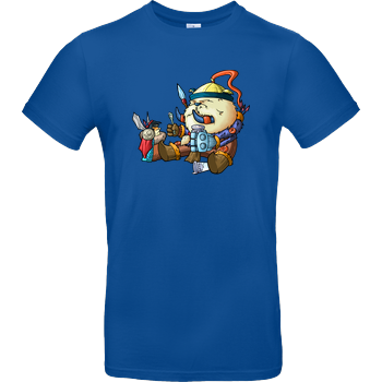 shokzTV - Tusk with penguin T-shirt B&C EXACT 190 - Royal