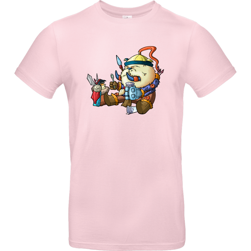 shokzTV shokzTV - Tusk with penguin T-shirt T-Shirt B&C EXACT 190 - Rosa