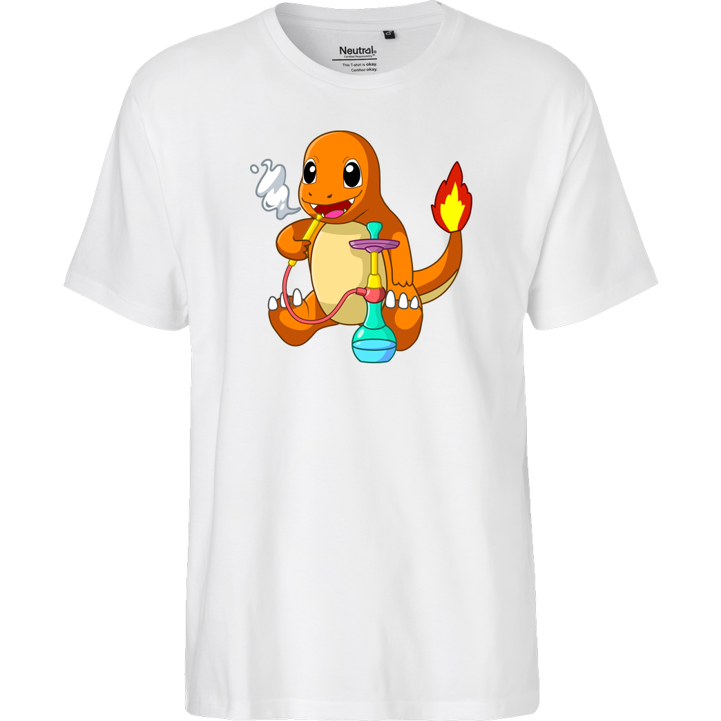 ShortByte ShortByte - ShishaGlu T-Shirt Fairtrade T-Shirt - weiß