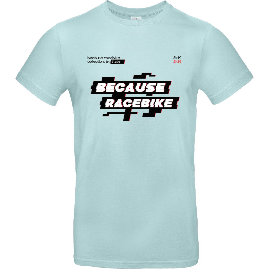Slaty Slaty - Because Racebike Arcade T-Shirt B&C EXACT 190 - Mint