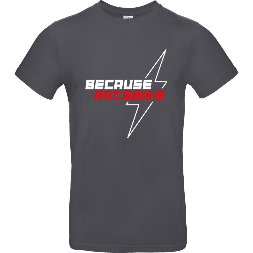 Slaty Slaty - Flash Logo T-Shirt B&C EXACT 190 - Dark Grey