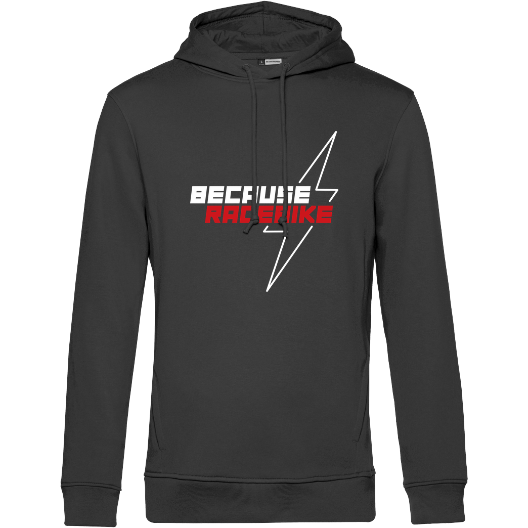 Slaty Slaty - Flash Logo Sweatshirt B&C HOODED INSPIRE - schwarz