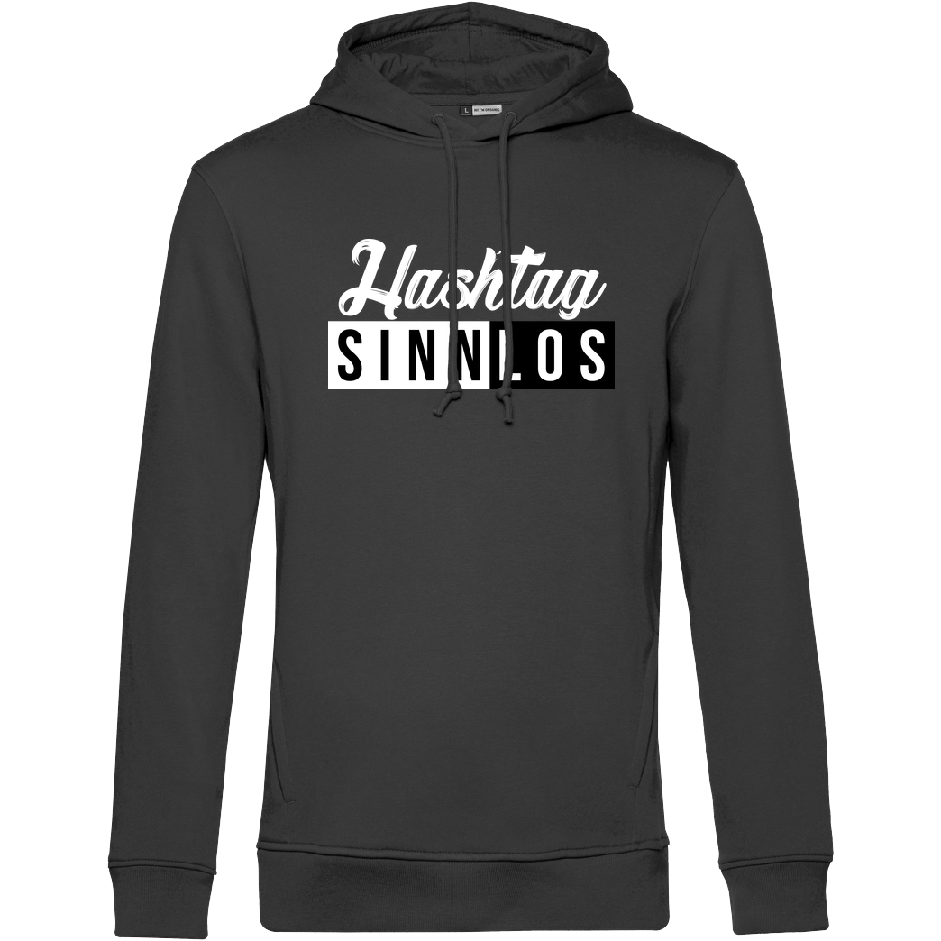 Smexy Smexy - Sinnlos Sweatshirt B&C HOODED INSPIRE - schwarz