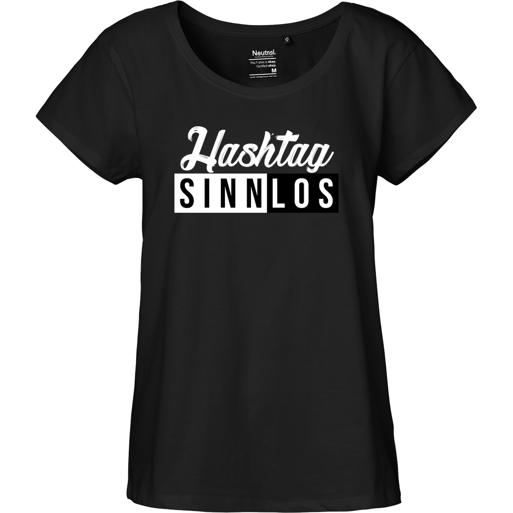 Smexy Smexy - Sinnlos T-Shirt Fairtrade Loose Fit Girlie - schwarz
