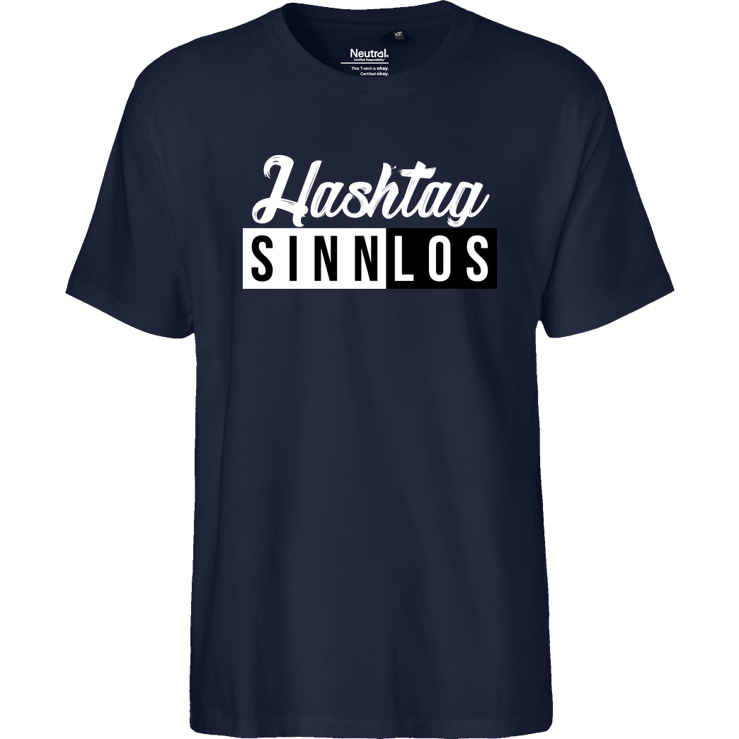 Smexy Smexy - Sinnlos T-Shirt Fairtrade T-Shirt - navy