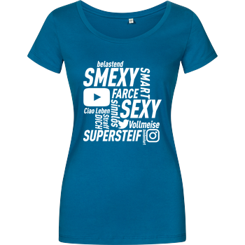 Smexy - Socials Damenshirt petrol