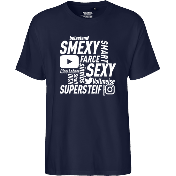 Smexy - Socials Fairtrade T-Shirt - navy