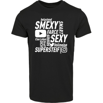 Smexy - Socials Hausmarke T-Shirt  - Schwarz