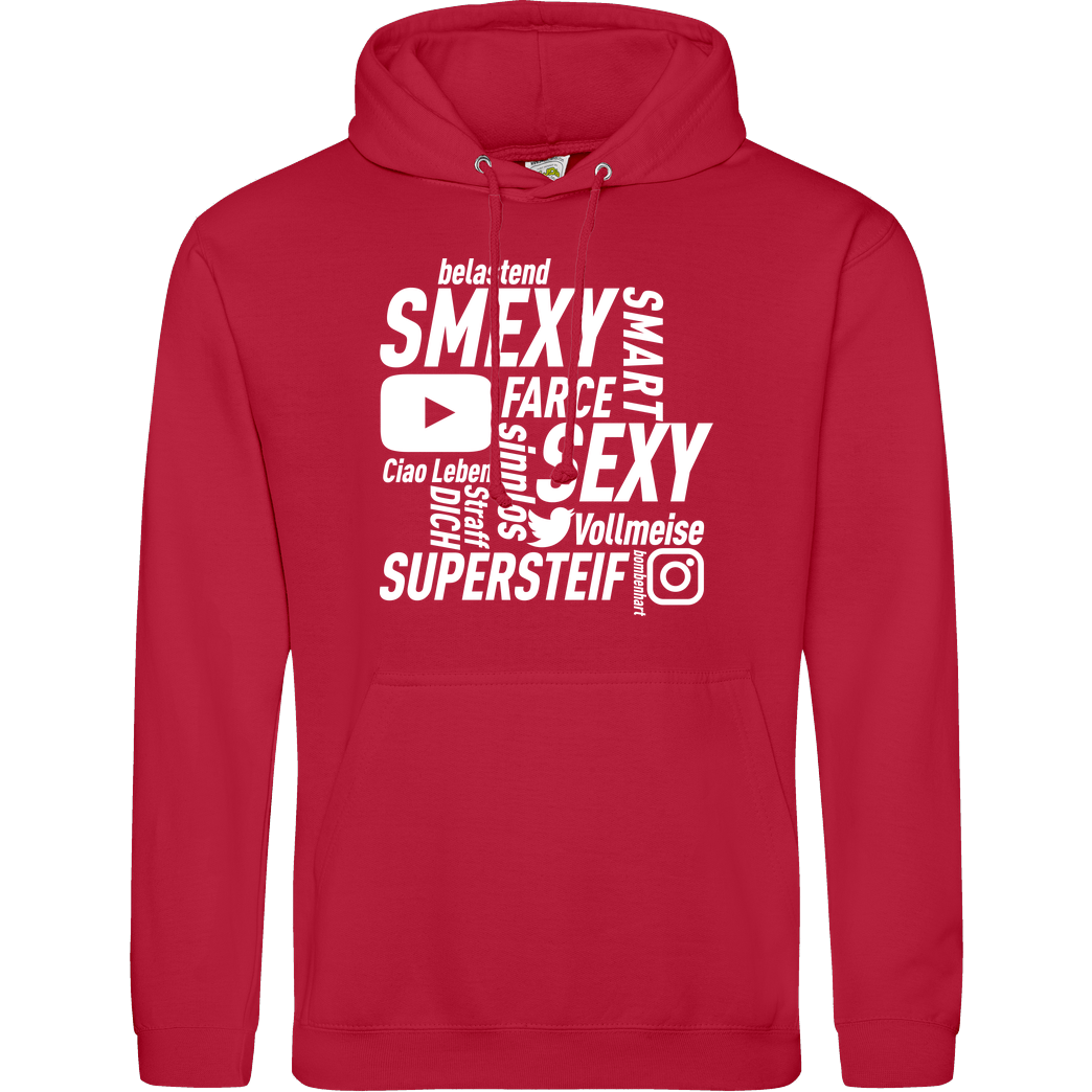 Smexy Smexy - Socials Sweatshirt JH Hoodie - Rot
