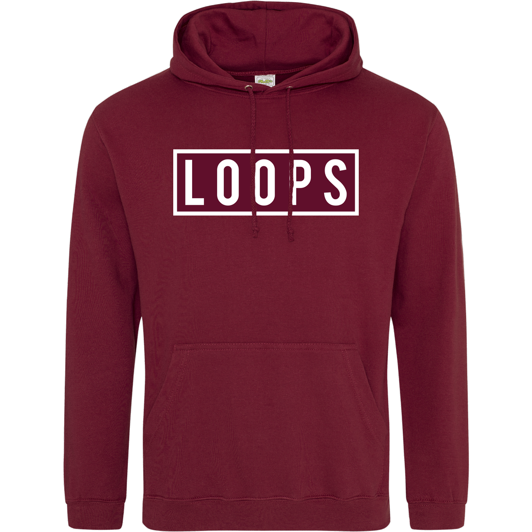 Sonny Loops Sonny Loops - Square Sweatshirt JH Hoodie - Bordeaux
