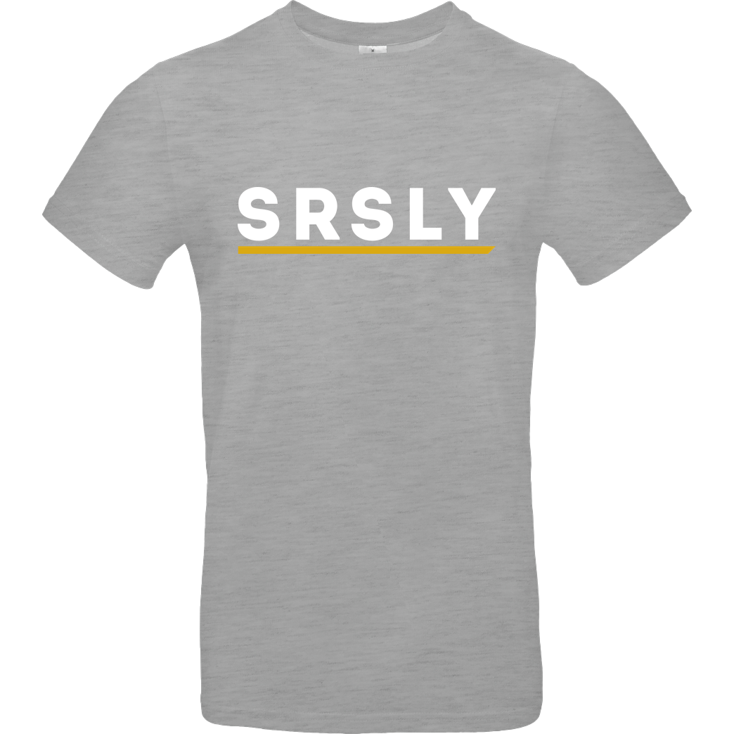 SRSLY SRSLY - Logo T-Shirt B&C EXACT 190 - heather grey