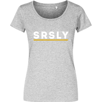 SRSLY - Logo Damenshirt heather grey