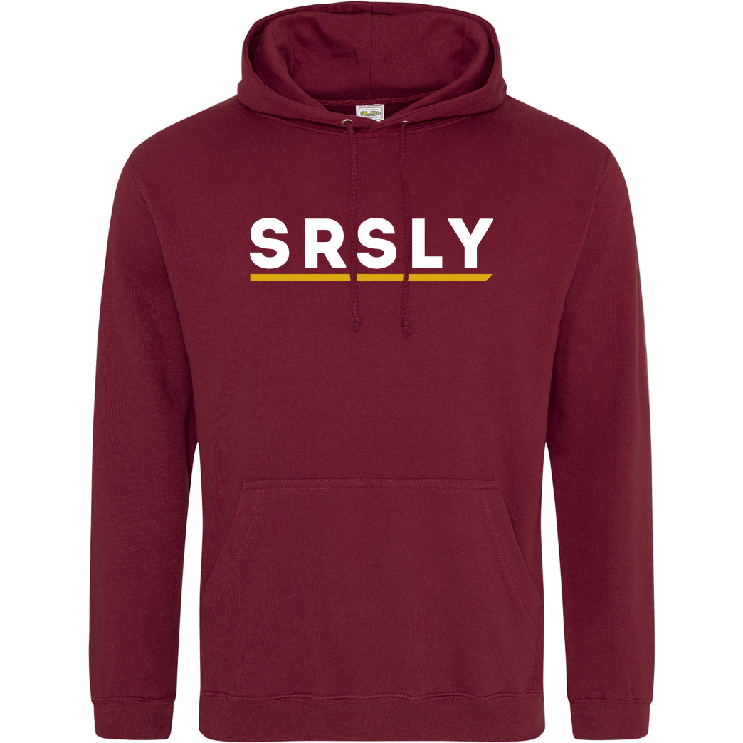 SRSLY SRSLY - Logo Sweatshirt JH Hoodie - Bordeaux