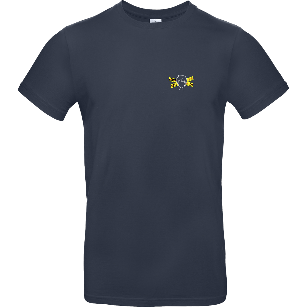 byStegi Stegi - Don't Cross T-Shirt B&C EXACT 190 - Navy