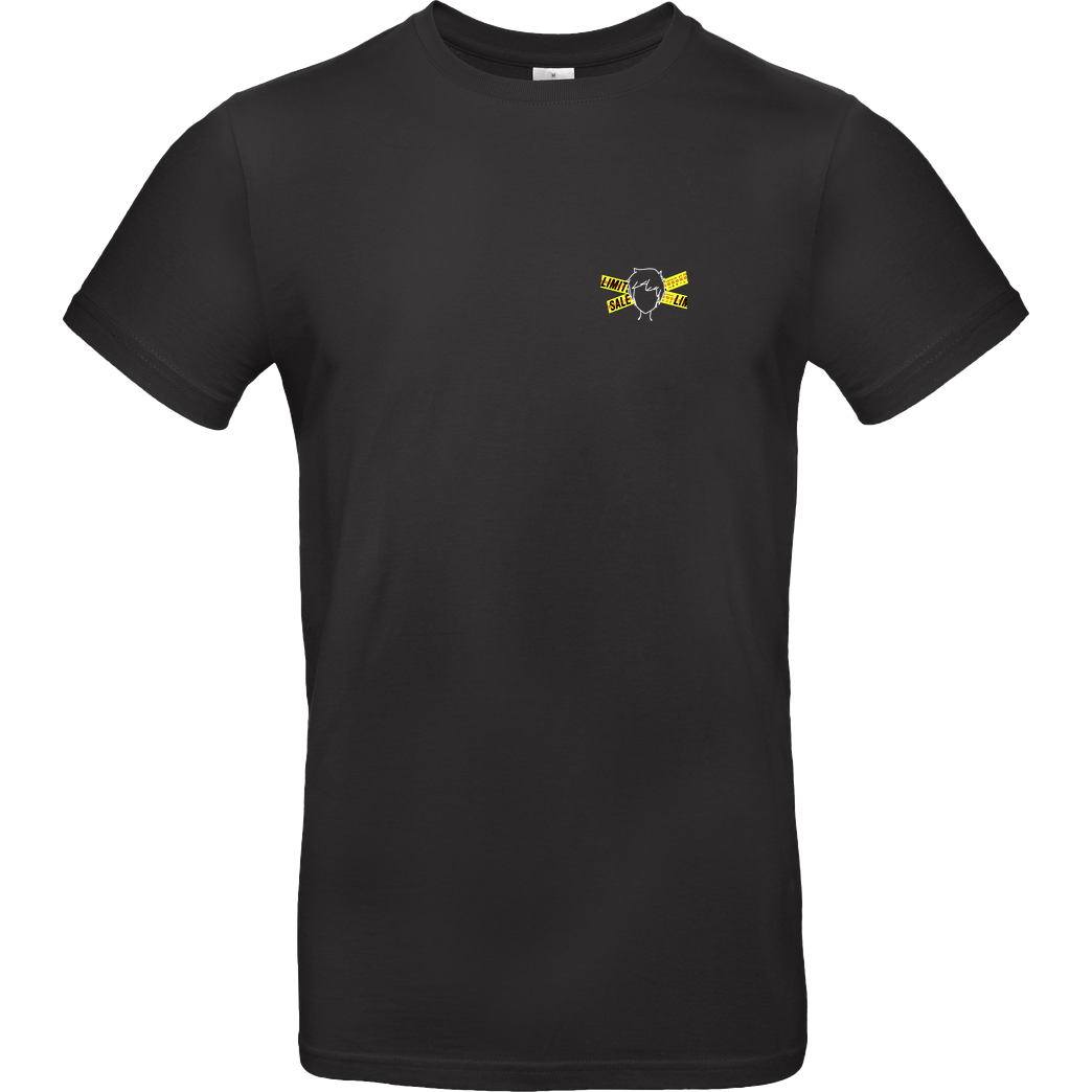 byStegi Stegi - Don't Cross T-Shirt B&C EXACT 190 - Schwarz