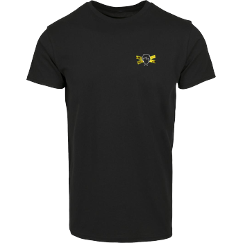 Stegi - Don't Cross Hausmarke T-Shirt  - Schwarz