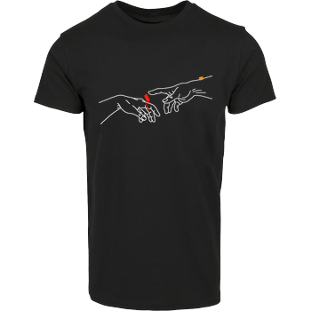 Stegi - Hände Hausmarke T-Shirt  - Schwarz