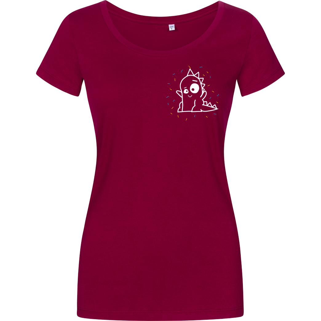 byStegi Stegi - Happy Shirt T-Shirt Damenshirt berry
