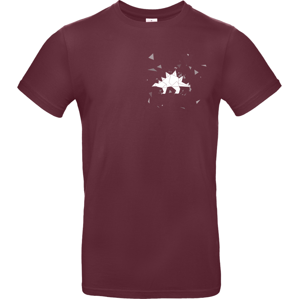 byStegi Stegi - Origami Shirt T-Shirt B&C EXACT 190 - Bordeaux