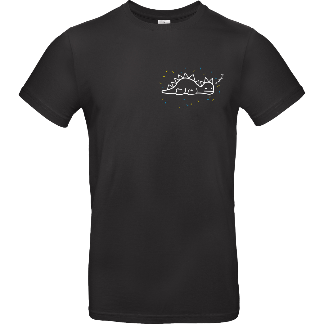 byStegi Stegi - Sleeping Shirt T-Shirt B&C EXACT 190 - Schwarz