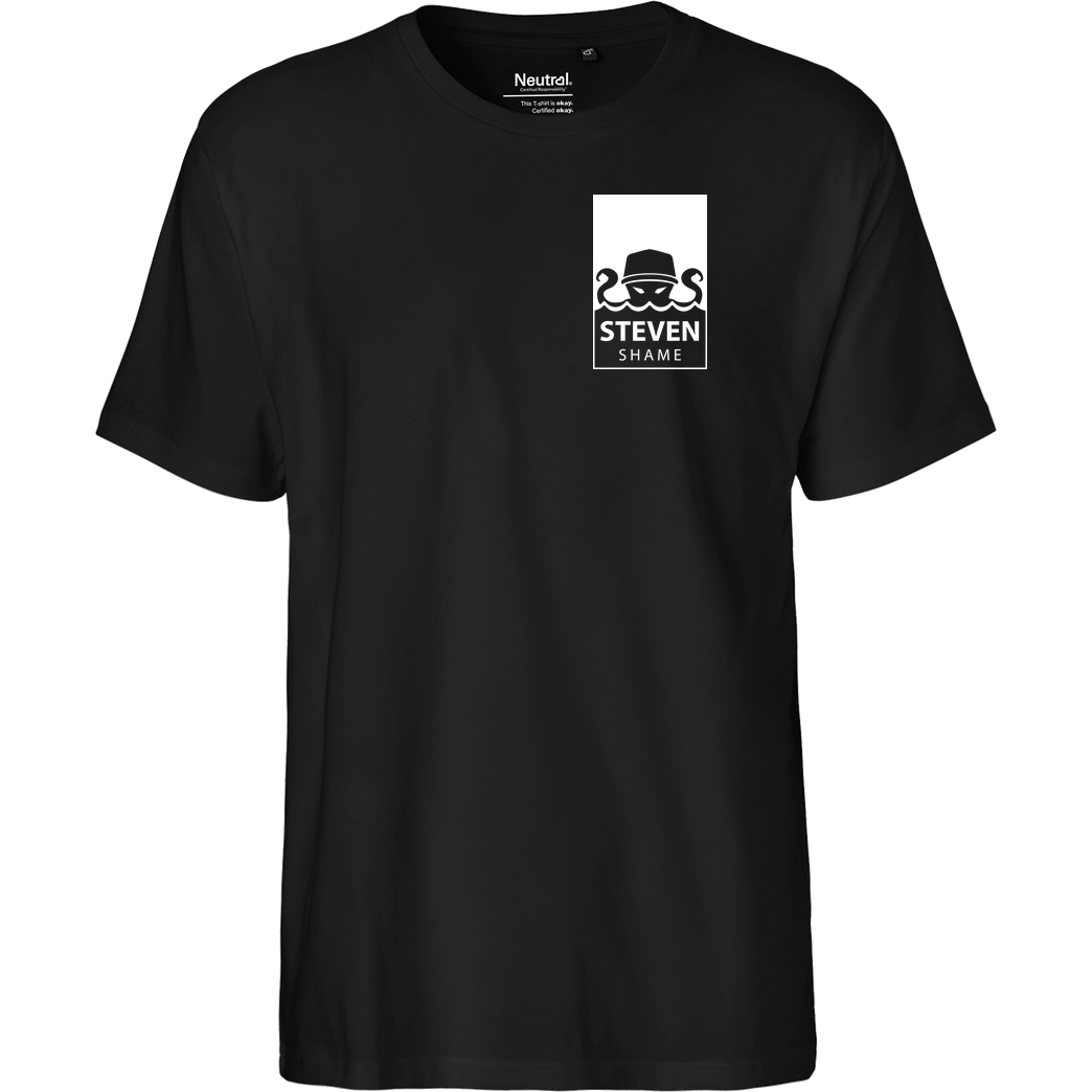 Steven Shame Steven Shame - Pocket T-Shirt Fairtrade T-Shirt - schwarz