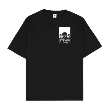Steven Shame - Pocket Oversize T-Shirt - Schwarz