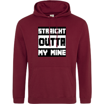 Straight Outta My Mine JH Hoodie - Bordeaux