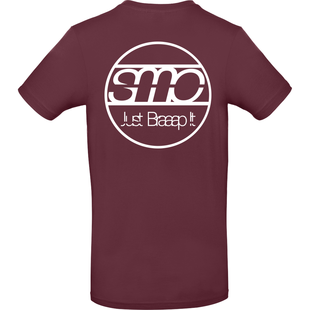 SumoOlli74 SumoOlli - Just Braaap It T-Shirt B&C EXACT 190 - Bordeaux