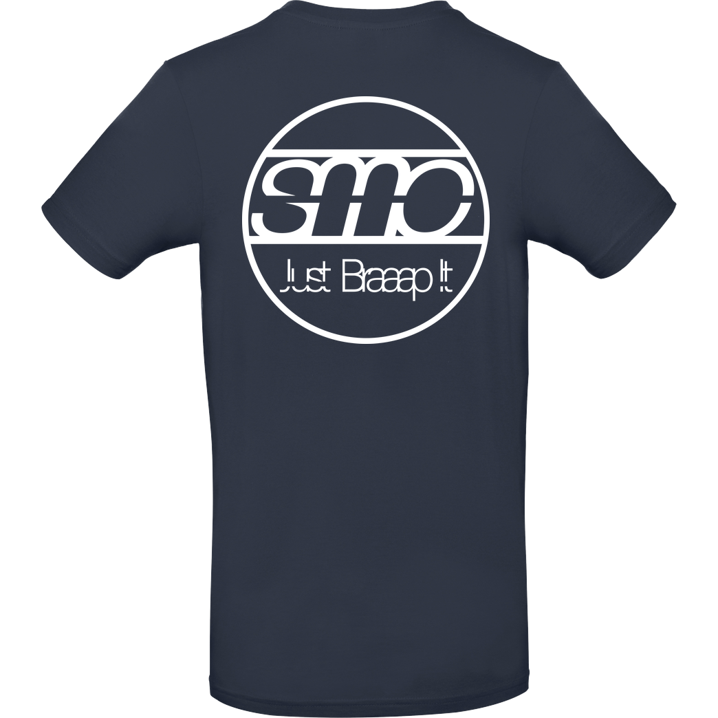 SumoOlli74 SumoOlli - Just Braaap It T-Shirt B&C EXACT 190 - Navy